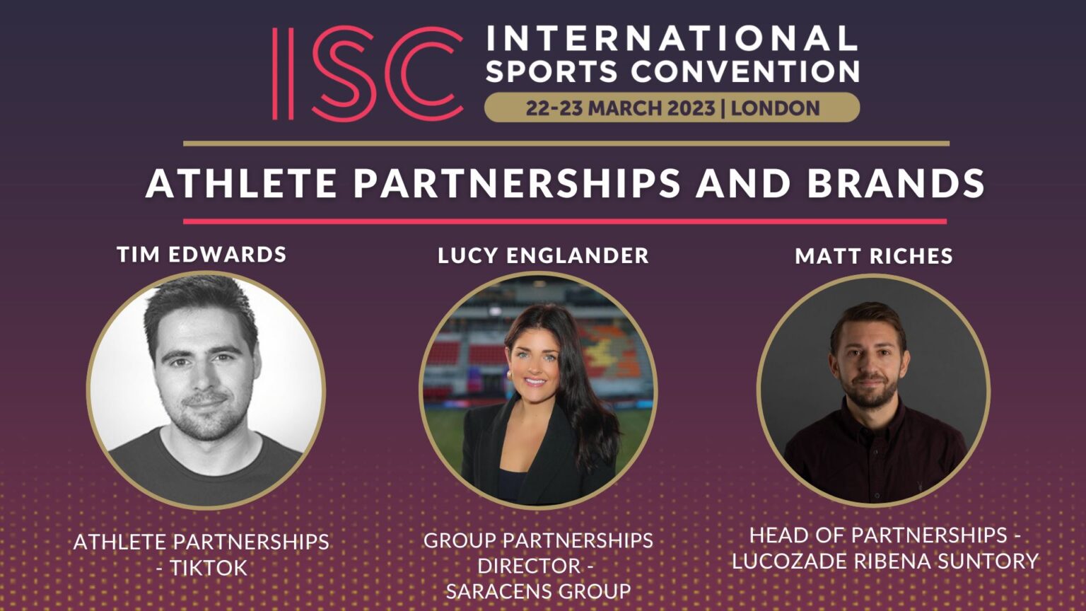 Athlete Partnerships and Brands Panel Lineup International Sports