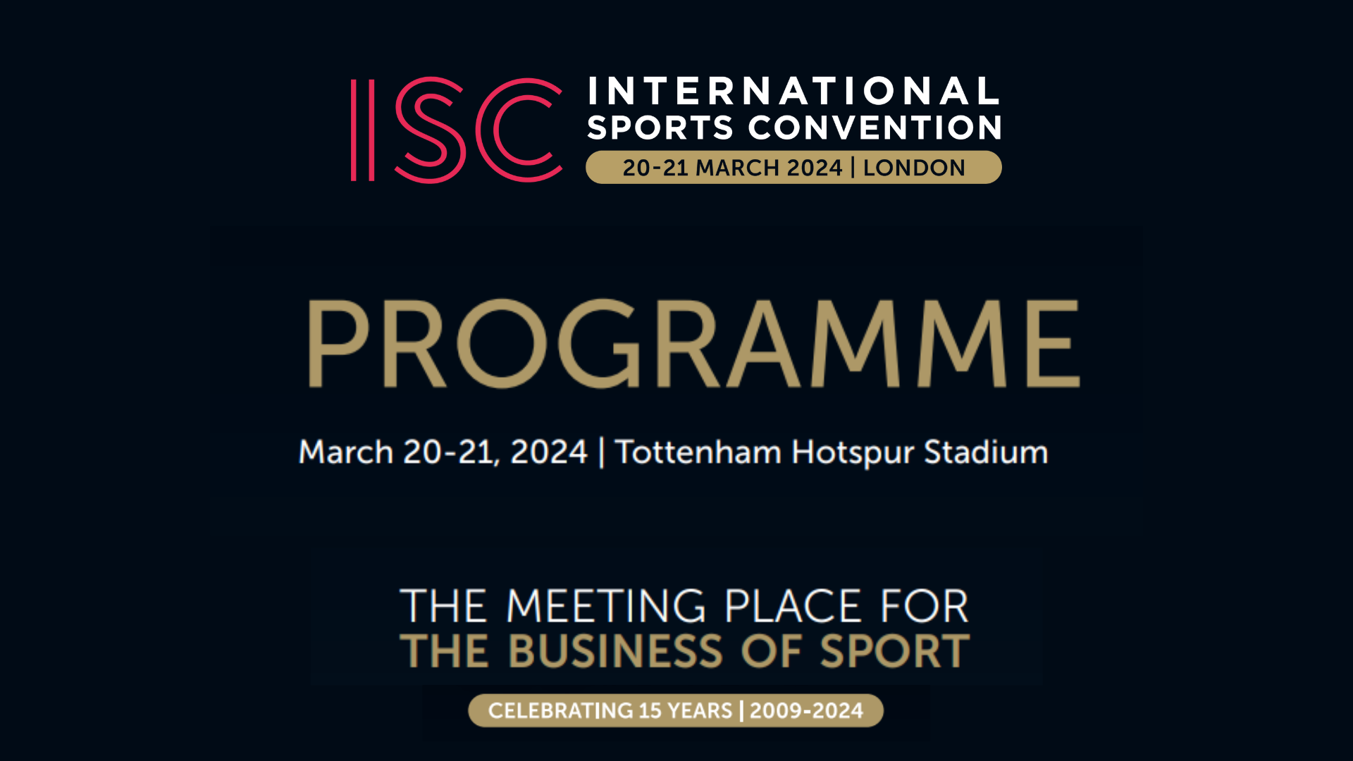 Full Programme And Agenda Announced For International Sports Convention