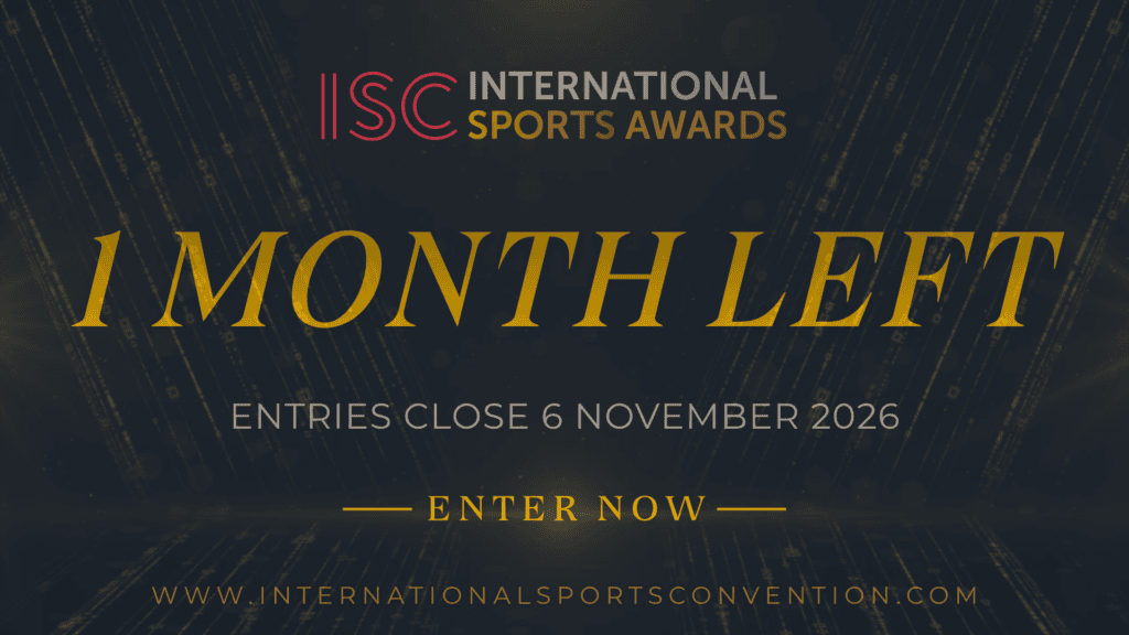 ISC International Sports Awards entries close 6 November 2026