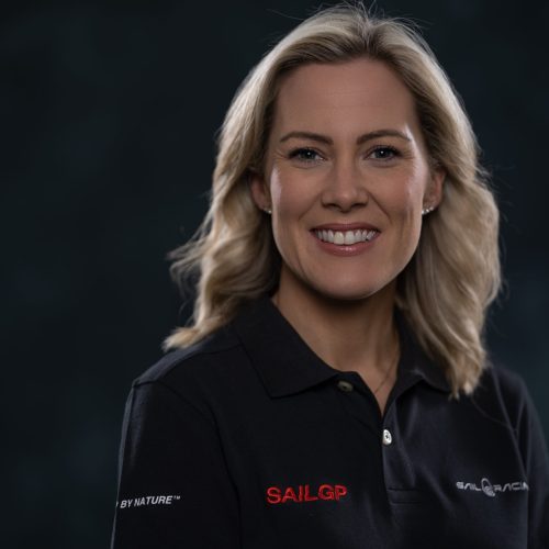 Portrait of Leah Davis, SailGP Global Marketing Director, ahead of the Mubadala SailGP Season 3 Grand Final in San Francisco, USA. Thursday 4th May 2023. Photo: Bob Martin for SailGP. Handout image supplied by SailGP